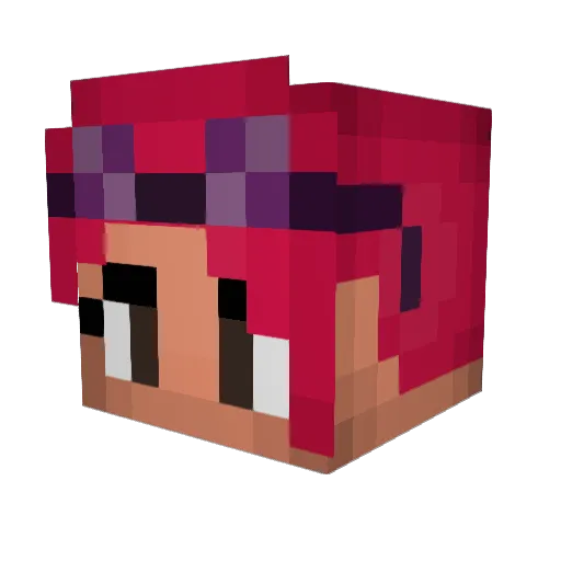 DavidBear2307 Minecraft avatar head, 3D render