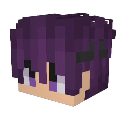 DavidDEALTA Minecraft avatar head, 3D render