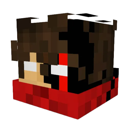 DavidDead_ Minecraft avatar head, 3D render