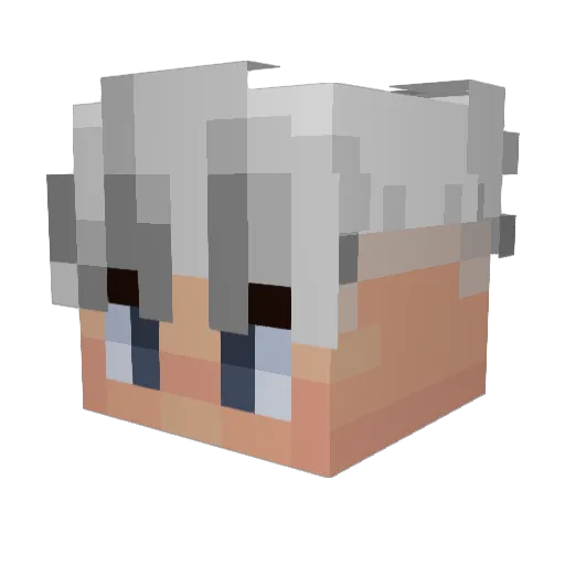 DavidDmc10 Minecraft avatar head, 3D render