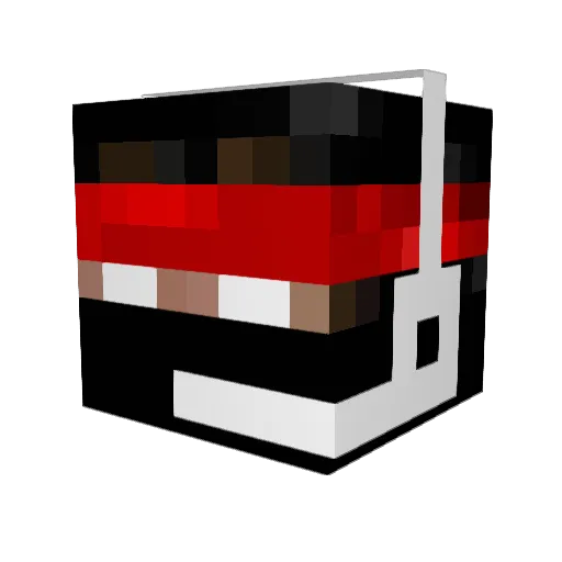 DavidEspy Minecraft avatar head, 3D render
