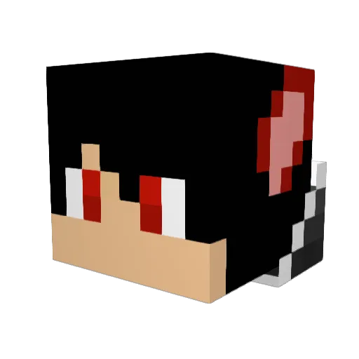 DavidGamer12 Minecraft avatar head, 3D render