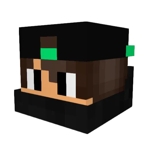 DavidGamerXDD Minecraft avatar head, 3D render