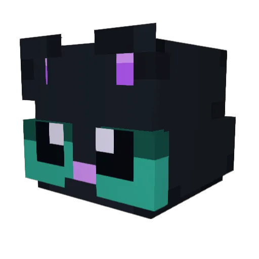 DavidGildour Minecraft avatar head, 3D render