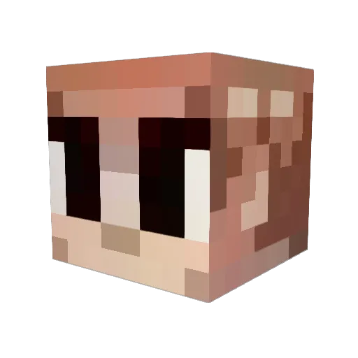 DavidHD95 Minecraft avatar head, 3D render