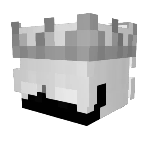 DavidHdz Minecraft avatar head, 3D render