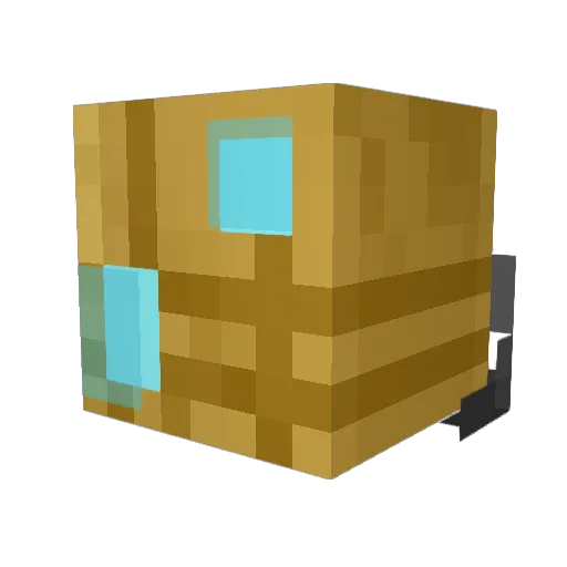 DavidJohn3055 Minecraft avatar head, 3D render