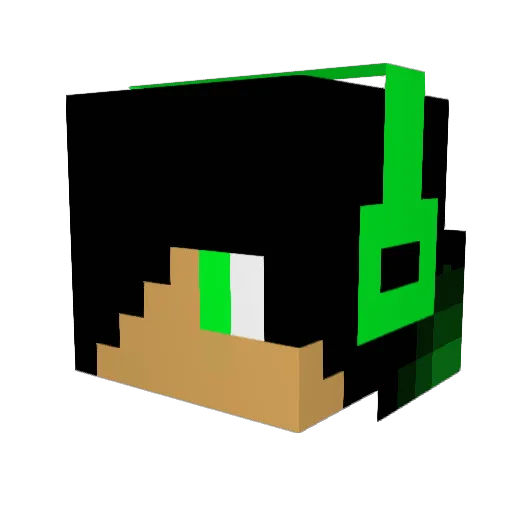 DavidM101 Minecraft avatar head, 3D render
