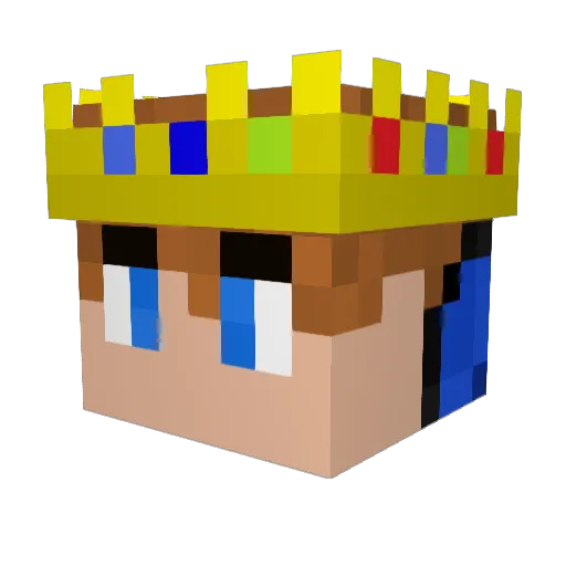DavidPlayzMc820 Minecraft avatar head, 3D render