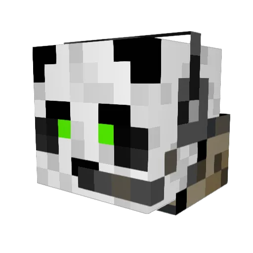 DavidRh11 Minecraft avatar head, 3D render