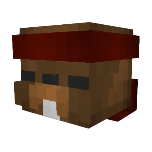 DavidTech124 Minecraft avatar head, 3D render