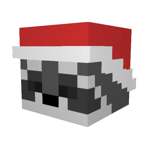 DavidTornado Minecraft avatar head, 3D render
