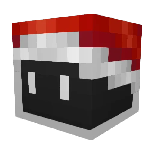 DavidUchia Minecraft avatar head, 3D render