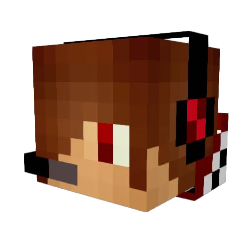 DavidWebb2005 Minecraft avatar head, 3D render