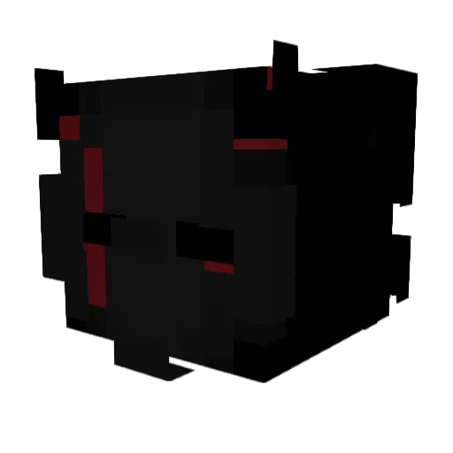 David_201104 Minecraft avatar head, 3D render