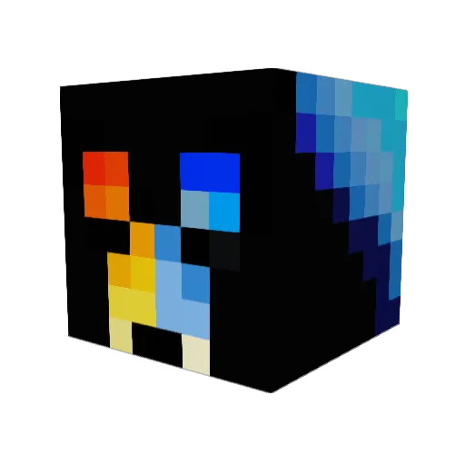 David_333pro Minecraft avatar head, 3D render