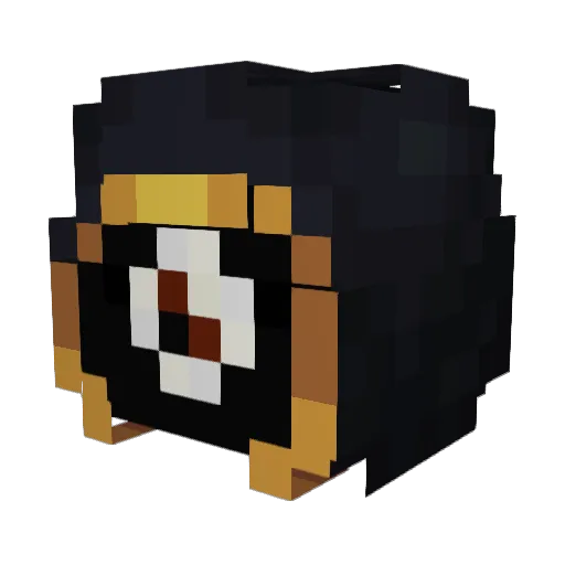 David_3613 Minecraft avatar head, 3D render