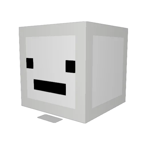 David_8256 Minecraft avatar head, 3D render