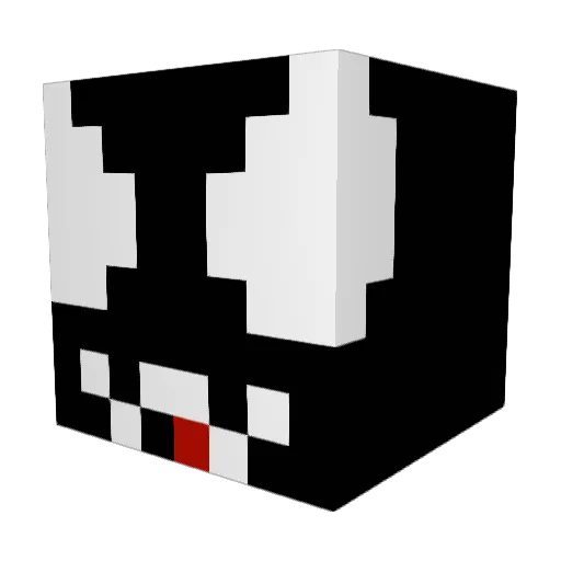 David_980 Minecraft avatar head, 3D render