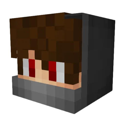 David_DL Minecraft avatar head, 3D render