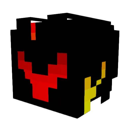 David_EXE_ Minecraft avatar head, 3D render
