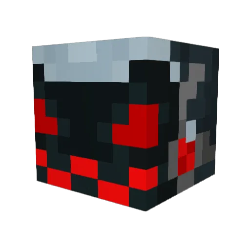 David_Emote Minecraft avatar head, 3D render