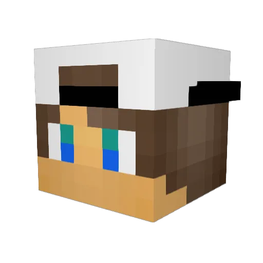 David_Gordo Minecraft avatar head, 3D render