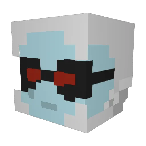 David_Hintington Minecraft avatar head, 3D render