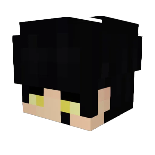 David_Martinez77 Minecraft avatar head, 3D render