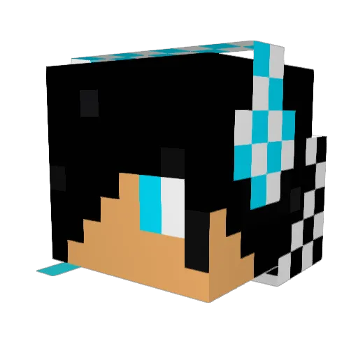 David_Pro Minecraft avatar head, 3D render
