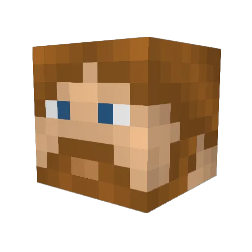 David_S98 Minecraft avatar head, 3D render