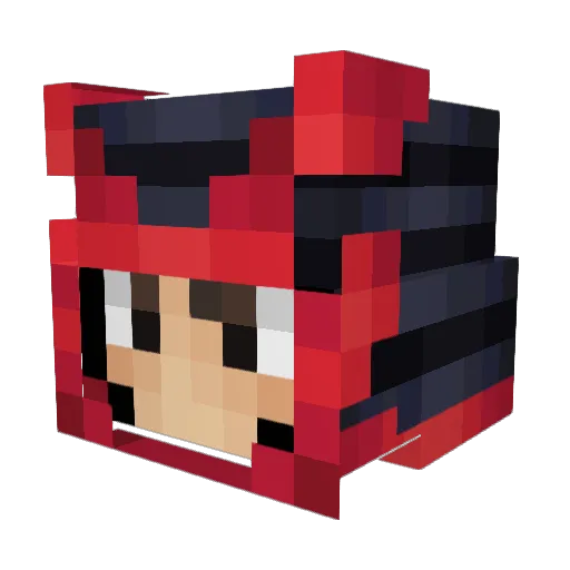 David_gar Minecraft avatar head, 3D render