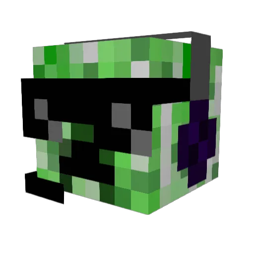 Davidb4 Minecraft avatar head, 3D render