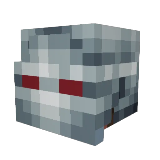 Daviddd2000 Minecraft avatar head, 3D render