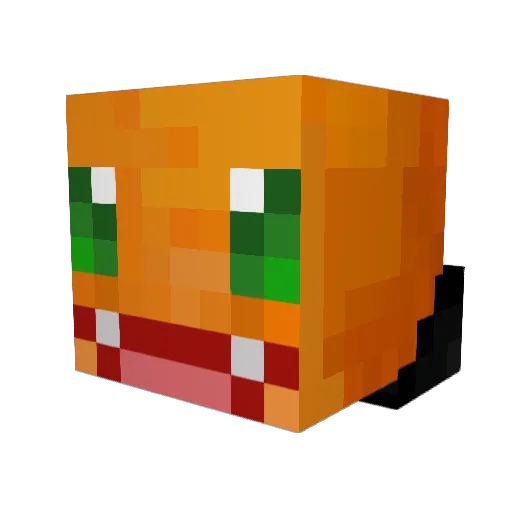 Davide234 Minecraft avatar head, 3D render