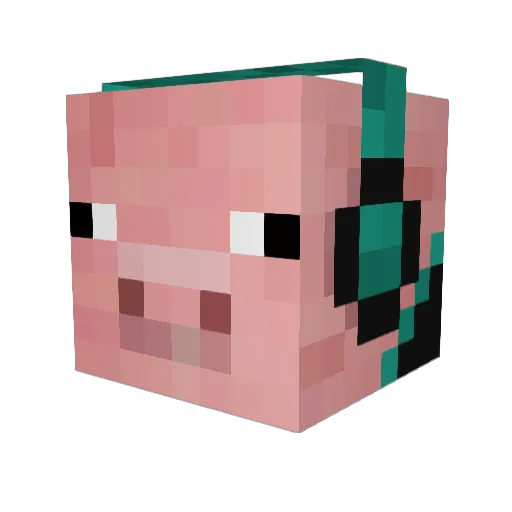 Davide5210 Minecraft avatar head, 3D render