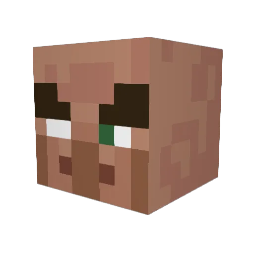 DavideRizzo Minecraft avatar head, 3D render