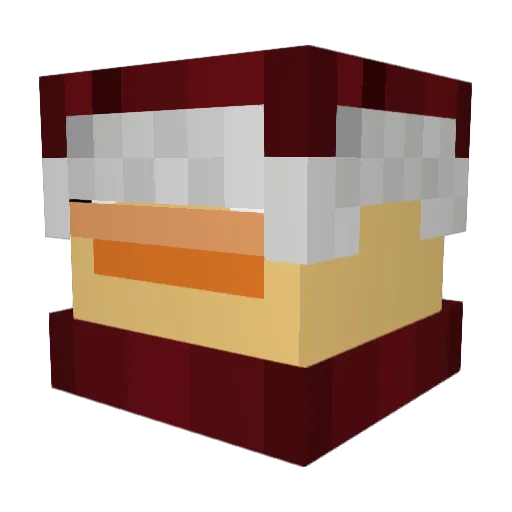 Davidek000007 Minecraft avatar head, 3D render