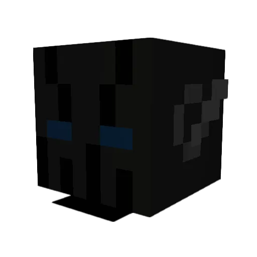 Davidfaf Minecraft avatar head, 3D render