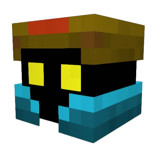DavidianJones Minecraft avatar head, 3D render