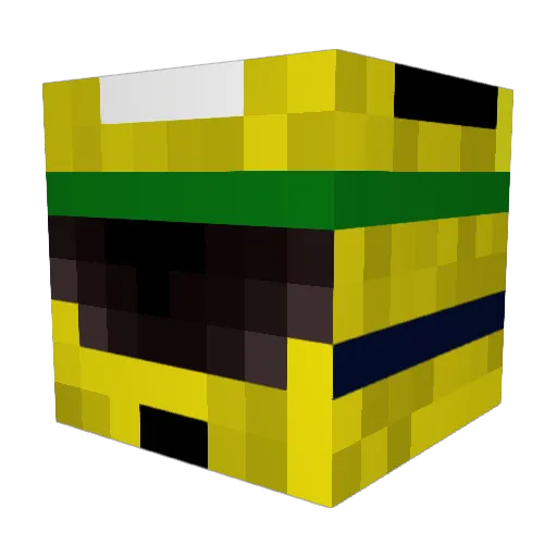Davidof_2002 Minecraft avatar head, 3D render