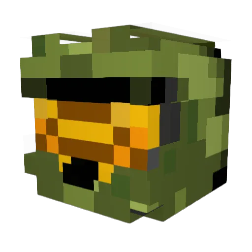 Davidpargamer Minecraft avatar head, 3D render