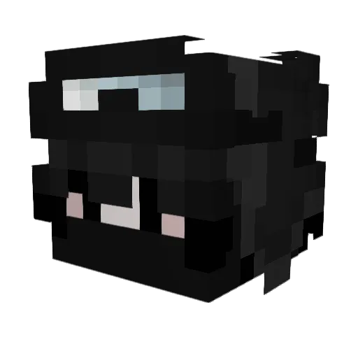 Davidql_ Minecraft avatar head, 3D render