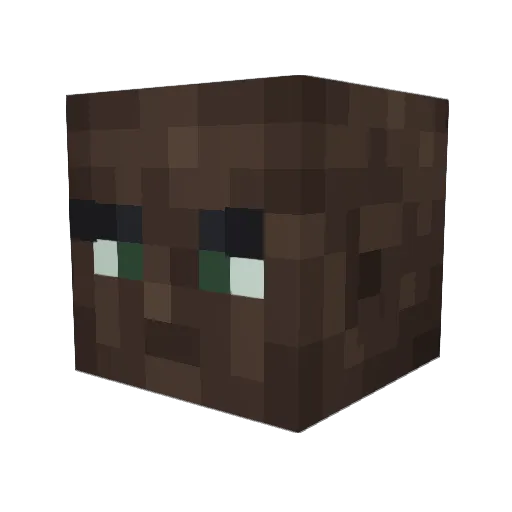 Davidrcz Minecraft avatar head, 3D render
