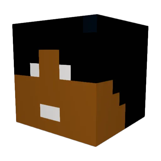 Davidstrong Minecraft avatar head, 3D render