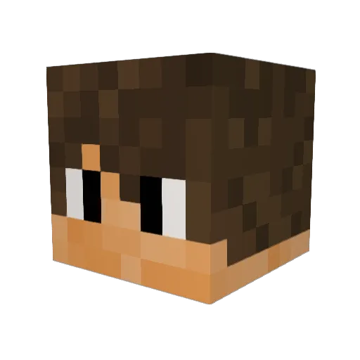 Davidtb0909 Minecraft avatar head, 3D render