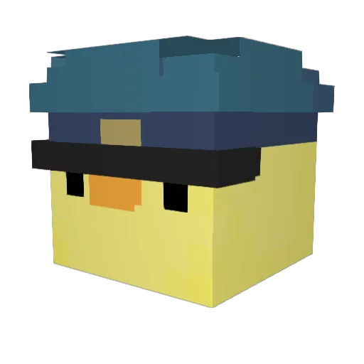 Davidxx6311 Minecraft avatar head, 3D render