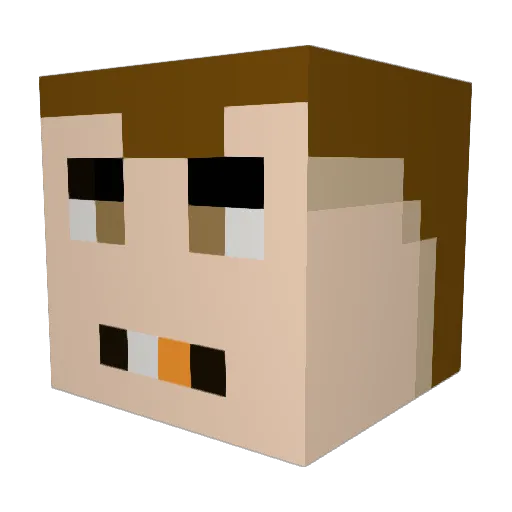 Daviid_521 Minecraft avatar head, 3D render