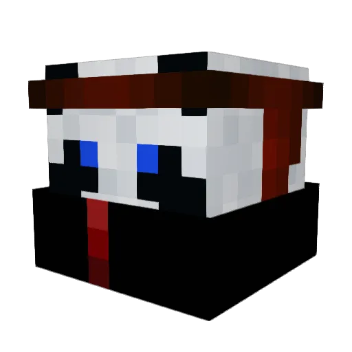 Daviin_ Minecraft avatar head, 3D render