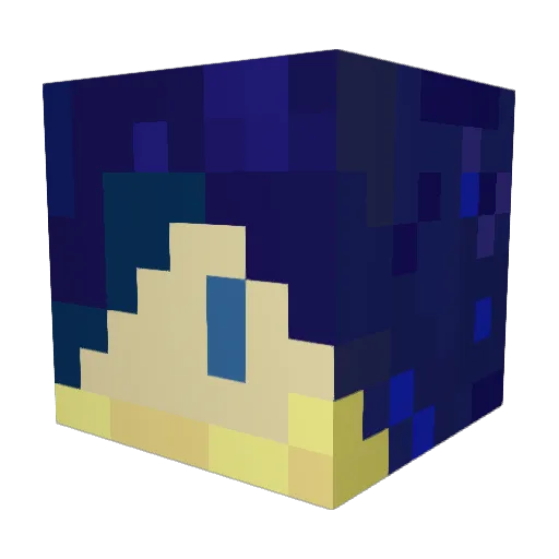 Davin0113 Minecraft avatar head, 3D render